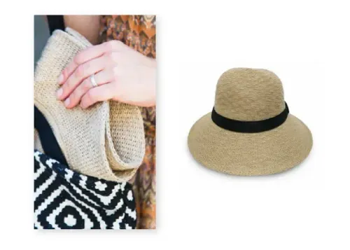 Shihreen brim hat